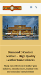 Mobile Screenshot of diamonddcustomleather.com